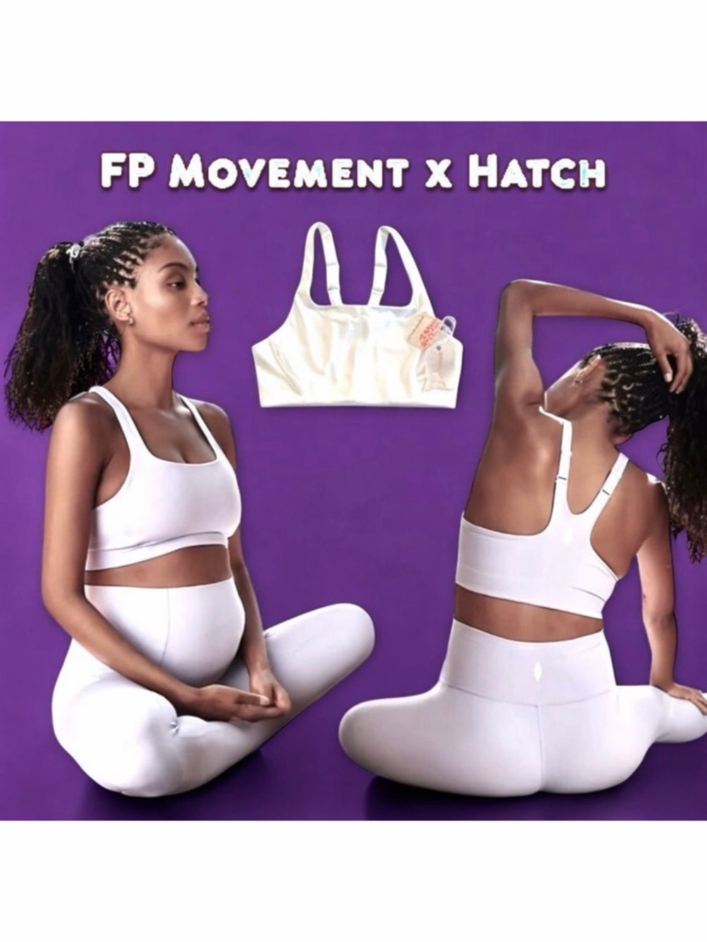 Free People Movement X Hatch Never Better Square Neck Maternity Bra